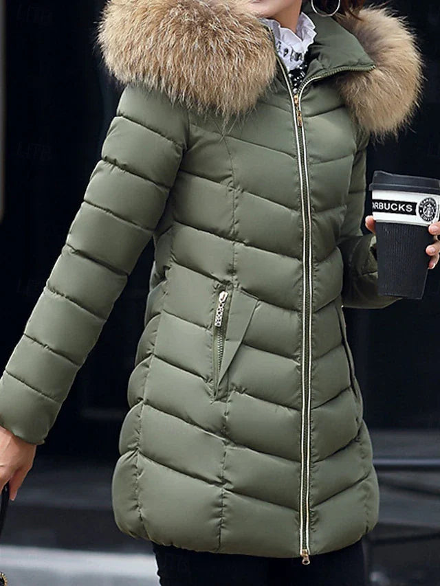 Arctic Fit - Piumino invernale con cappuccio