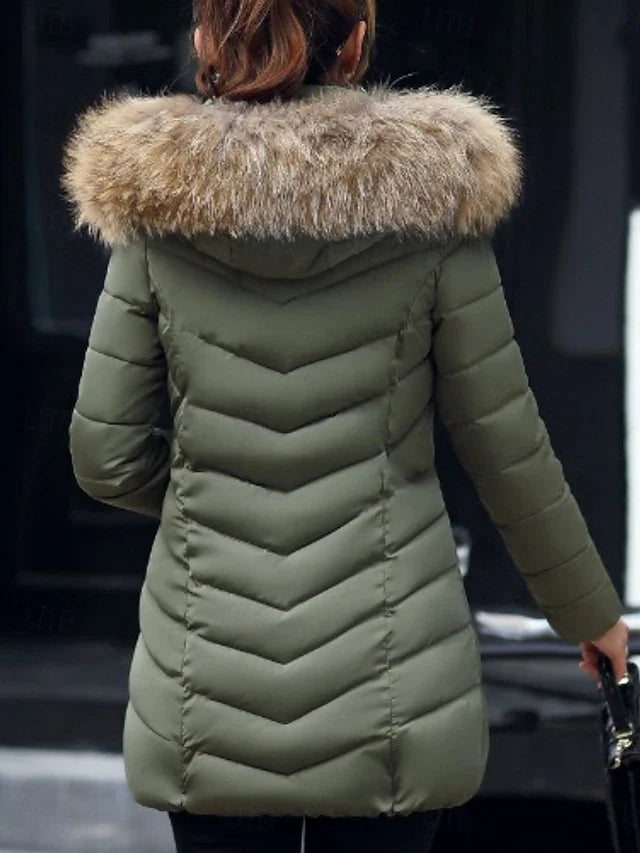 Arctic Fit - Piumino invernale con cappuccio